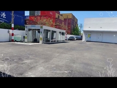 A máquina de lavar automóveis automática do túnel Kolon foi completamente montada no centro de serviço BMW de Xangai!