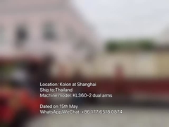 Kolon KL360-2 de dois braços, entrega de máquina de lavar carros para a Tailândia!