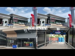 Técnicos da Kolon instalaram uma máquina de lavagem de carros modelo KL-360plus em um posto de gasolina na Tailândia!