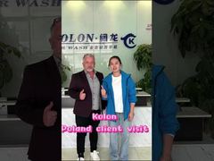 Kolon tem o prazer de receber um cliente profissional da Polônia visitando nossa fábrica!