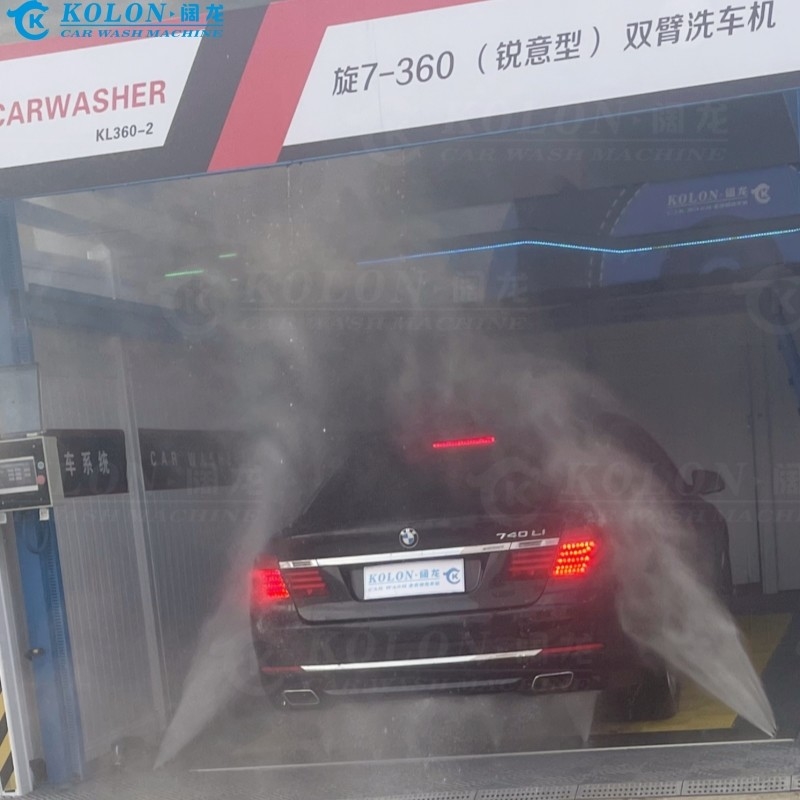Máquina automática de lavar carros sem pincel KL360-2 15kw Bomba de água 12kw Secador de ar