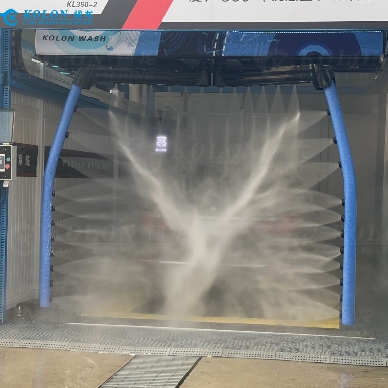 Máquina automática de lavar carros sem pincel KL360-2 15kw Bomba de água 12kw Secador de ar