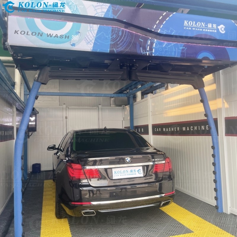 Máquina automática de lavar carros sem pincel KL360-2 15kw Bomba de água 12kw Secador de ar