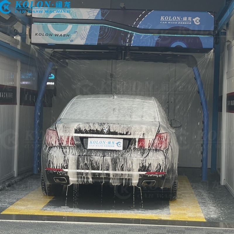 Máquina automática de lavar carros sem pincel KL360-2 15kw Bomba de água 12kw Secador de ar