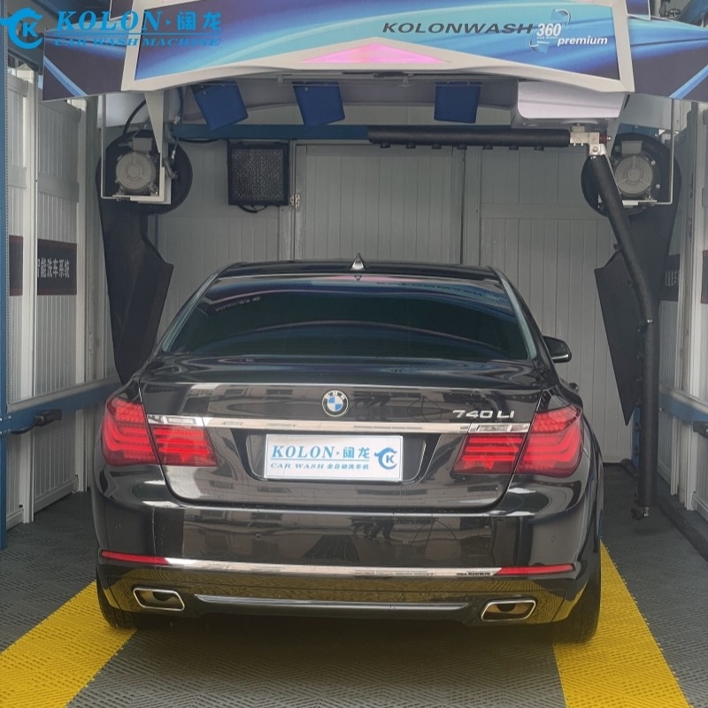 Máquina automática de lavagem de automóveis sem toque KL360 Premium 22kw bomba de água, 33kw secador de ar