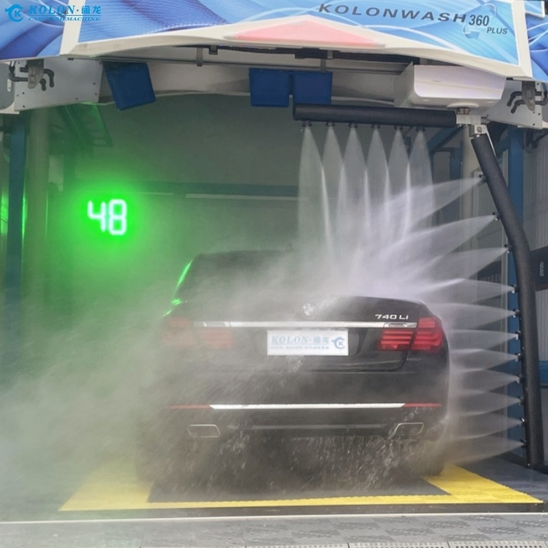 Equipamento automático de máquina de lavar carros sem toque KL-360 PLUS 22kw Bomba de água 22kw Ventilador