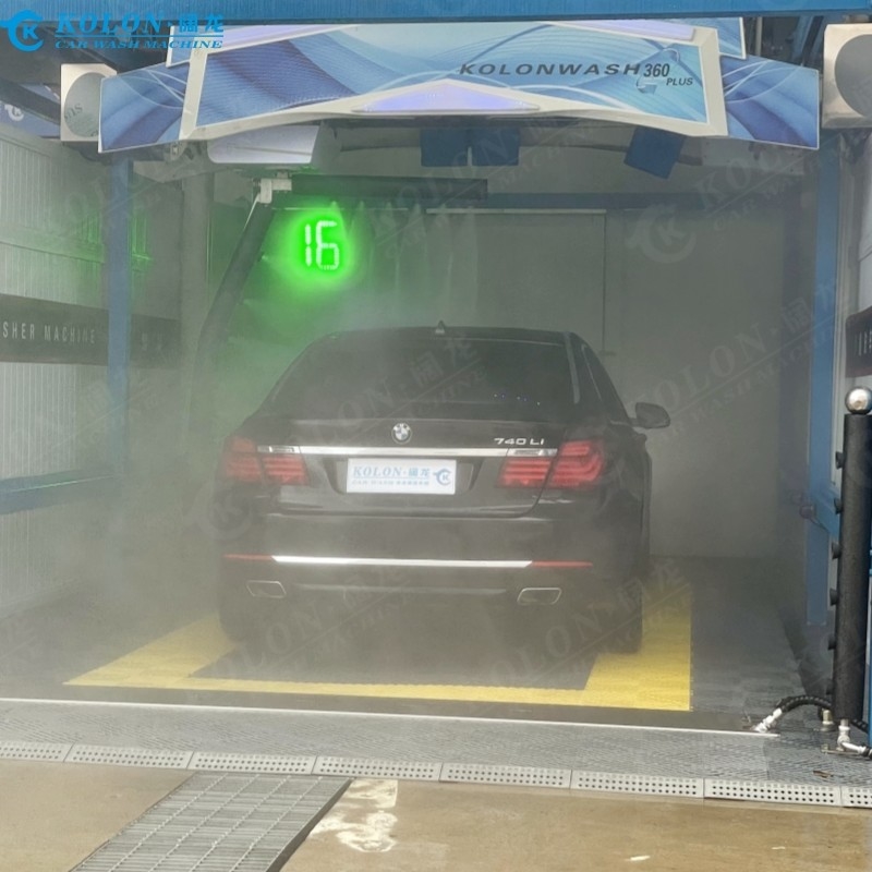 Equipamento automático de máquina de lavar carros sem toque KL-360 PLUS 22kw Bomba de água 22kw Ventilador