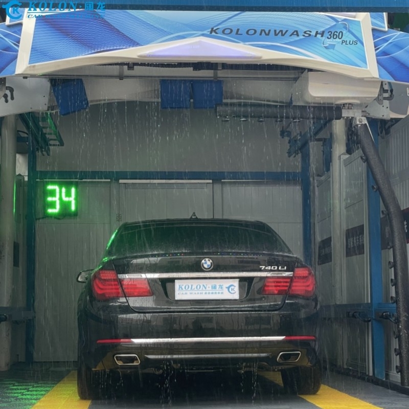 Equipamento automático de máquina de lavar carros sem toque KL-360 PLUS 22kw Bomba de água 22kw Ventilador