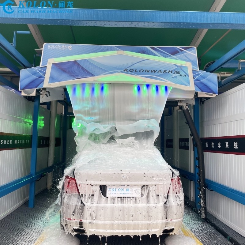 Equipamento automático de máquina de lavar carros sem toque KL-360 PLUS 22kw Bomba de água 22kw Ventilador