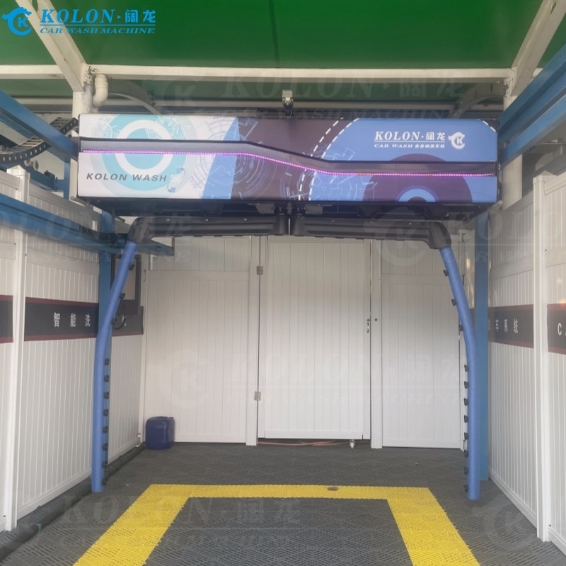 Máquina automática de lavar carros sem pincel KL360-2 15kw Bomba de água 12kw Secador de ar
