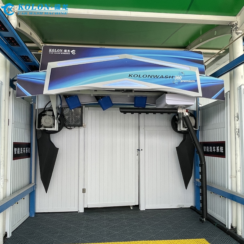 Máquina automática de lavagem de automóveis sem toque KL360 Premium 22kw bomba de água, 33kw secador de ar