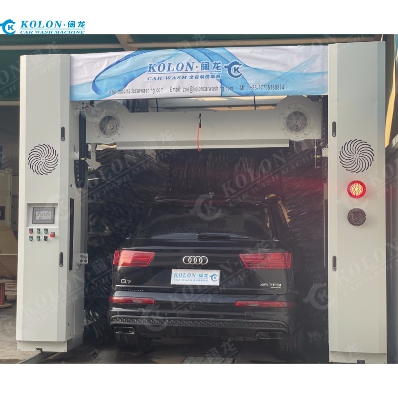 5 escovas Automático Rollover máquina de lavar carros soprador automaticamente para cima para baixo para o carro