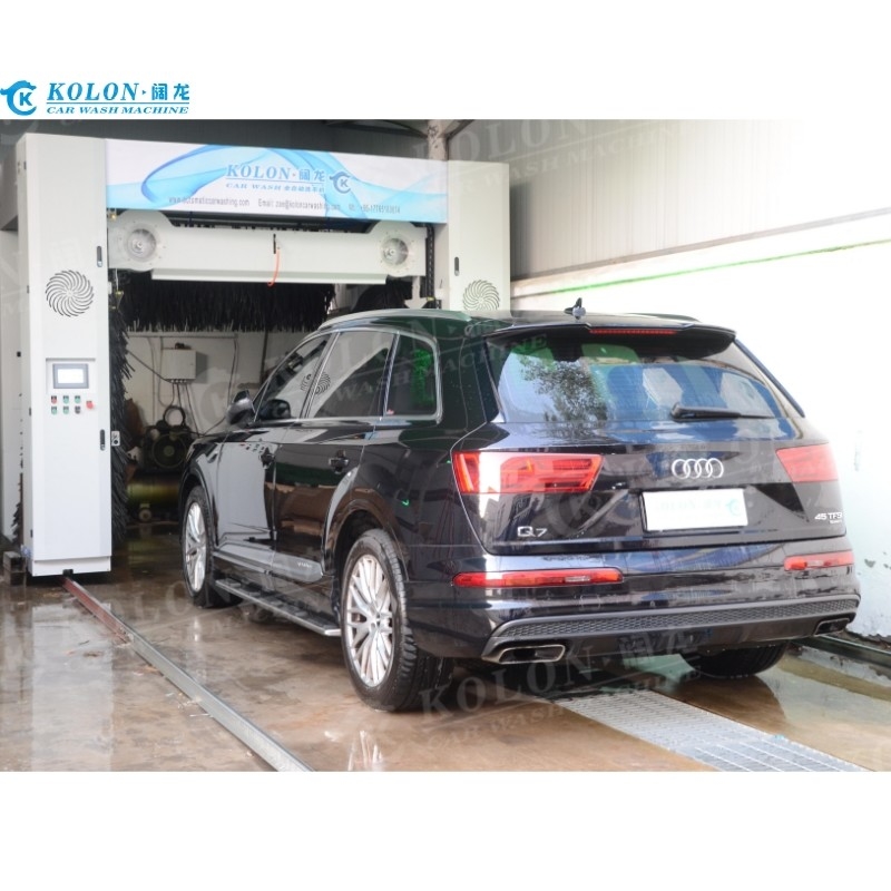 5 escovas Automático Rollover máquina de lavar carros soprador automaticamente para cima para baixo para o carro