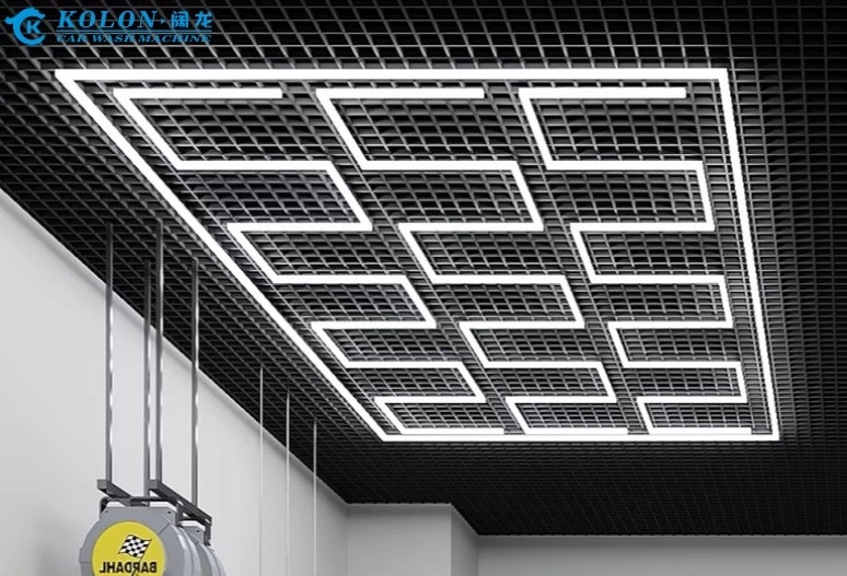 Lâmpada LED de detalhe de teto para exposição comercial de automóveis