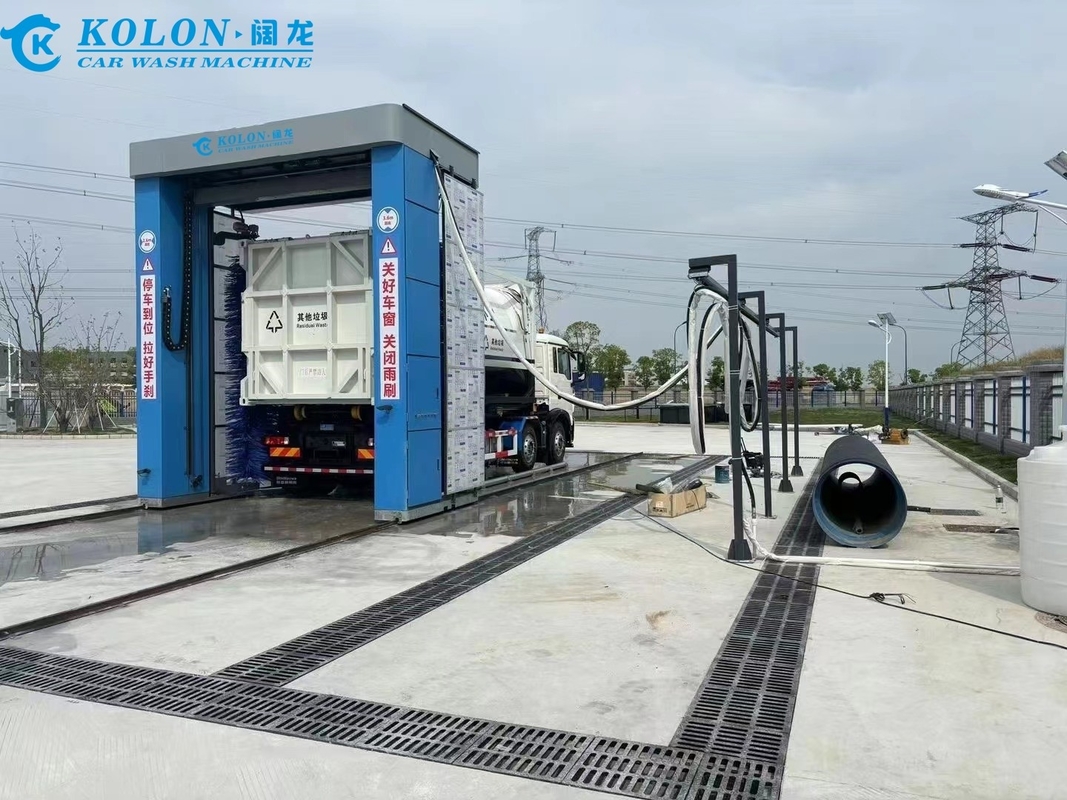 Máquina de lavagem de autocarro de economia de água KL-EN1 com 3-5 minutos de lavagem e 67 kW de potência