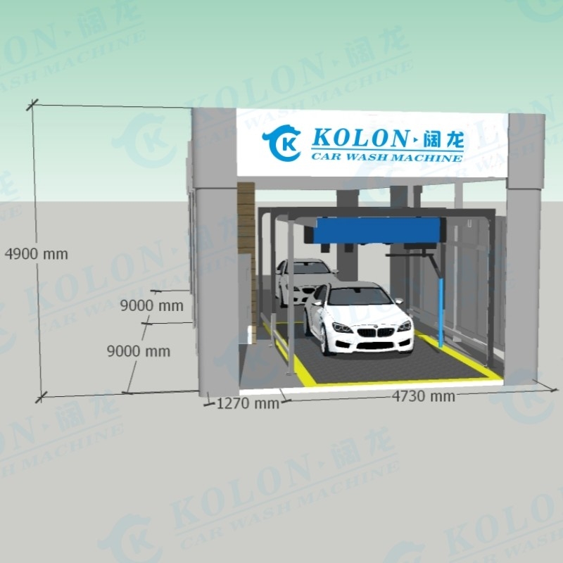KOLON 380V 24.5kW Lavadora de automóveis sem toque com pressão ajustável e função de lavagem a alta pressão