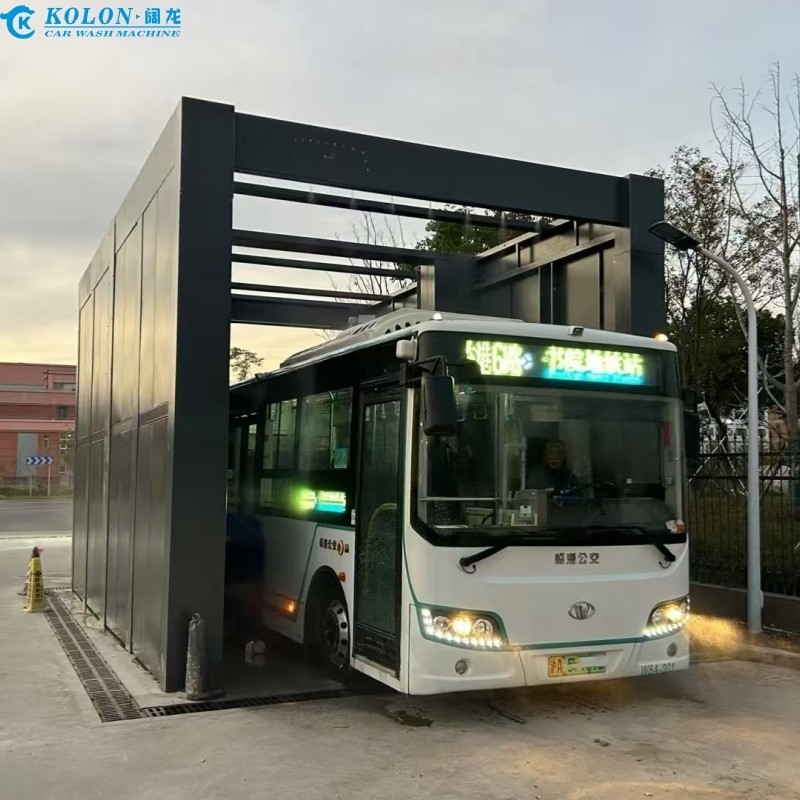 Economia de tempo 3-5 minutos por máquina de limpeza de autocarro com comprimento máximo ilimitado