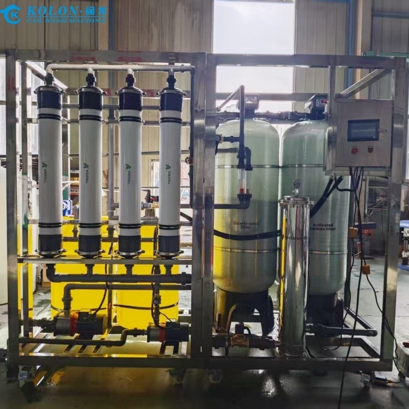Kolon 4 m 3 / H,6 passos sistema de água de processo Sistema de tratamento de águas residuais de aço inoxidável