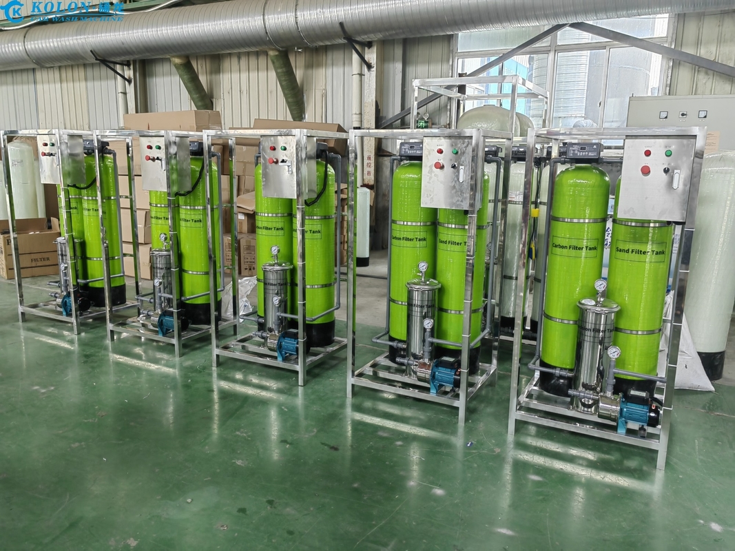 Sistema de tratamento de águas residuais de prata de Kolon Estrutura de aço inoxidável Sistema de filtragem de cinco etapas
