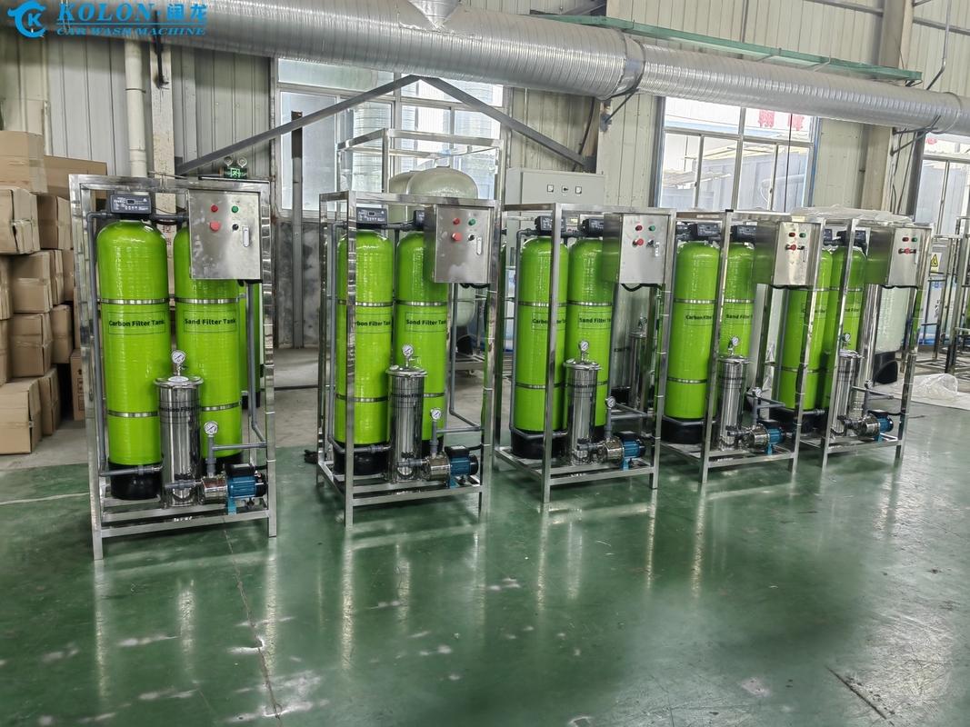 Sistema de tratamento de águas residuais de prata de Kolon Estrutura de aço inoxidável Sistema de filtragem de cinco etapas
