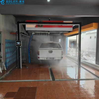 Máquina de lavar carros sem toque com opções de pagamento múltiplas e jatos de água de alta pressão