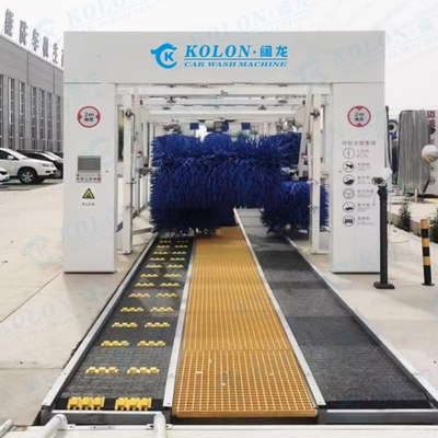 Máquina de lavagem automática de túnel de 380V / 50HZ / 3 fases com 80 litros de consumo de água por carro