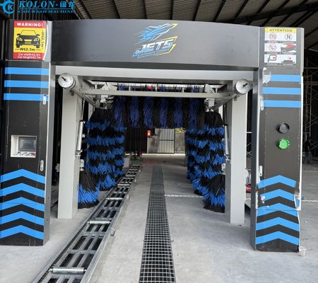 Máquina automática de lavagem de carros de túnel Sistema de transporte de 12,5m Kolon KL-9SF